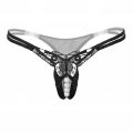 Women's Pearl G-String Thong Panty - Black. 