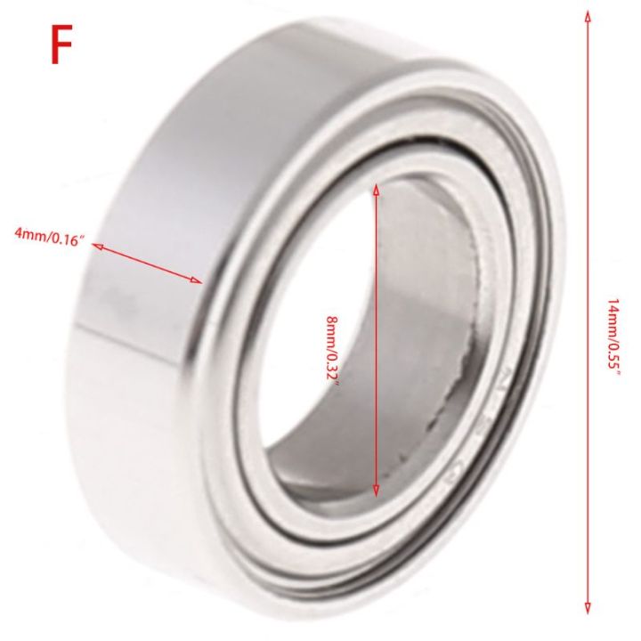 F92 R66e Stainless Steel Hybrid Ceramic Bearing Fishing Sealed Bearings ...