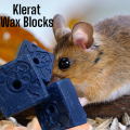 Klerat Rat Bait Wax Cube Block 40g pest control. 