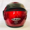 U.P.Co Deluxe  Red Shine  Motor Bike Helmet SLS Certified. 