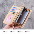 New Wallet for Woman Korean Sweet Cute Chocolate Women's Bifold Wallet PU Leather Card Holder Five Colors Optional. 