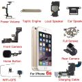 Inner Parts for IPhone 6s Front Camera Power Volume Home Button Flex Cable Earpiece Loud Speaker Full Screws. 