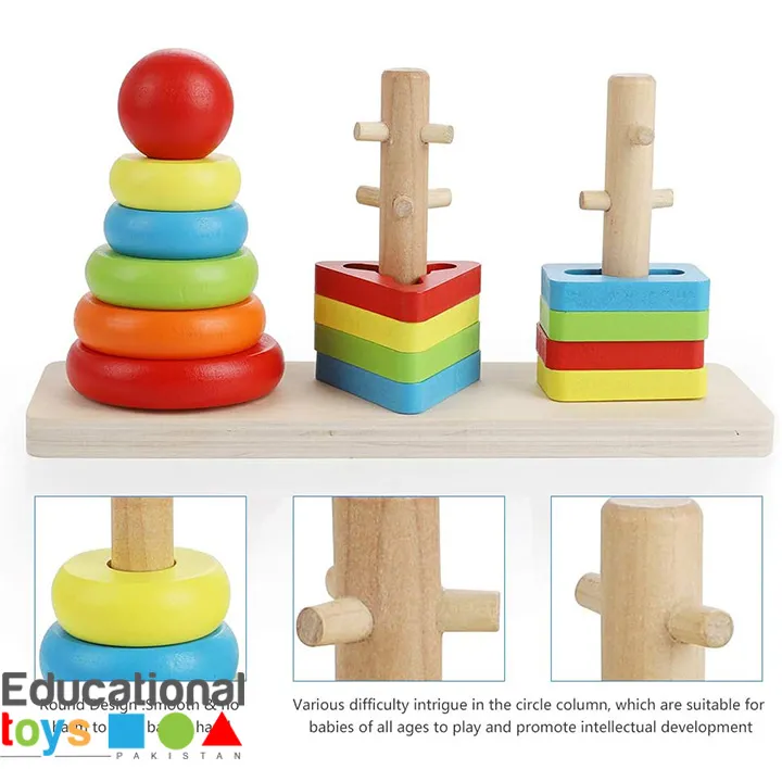 Wooden%20Rainbow%20Column%20Tower%20Stacking%20Rings%20Toy%20Classic%20Stacker%20Wooden%20Shape%20Color%20Recognition%20Sorting%20&%20Stacking%20Block%20Puzzle%20for%203-6%20Year%20Olds%20-%20Image%202