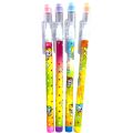 Non Sharpnering pencil with eraser Multi Color Brick Non-Sharpening Stack Pencil Set  BD-2 for Kids (Pack of - 4) (1 Pack - 4 Pencils). 