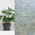 Rainbow Decorative Window Film Tinted Static Self Adhesive Cling Glass Stickers 3D Mosaic Privacy Glass Foil. 