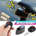 Re mote Con trol Bike Alarm Lock Wi-reless Security System Anti-Theft Bicycle Lock. 