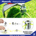 【ZOSR】Trimmer Head With 4 Lines Brush Head Aluminum Grass Cutting Line Strimmer For Brushcutter Lawn Mower grass cutter. 