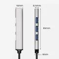 USB C HUB 3.0 Type C 4-Port Multi-Splitter OTG Adapter for PC Android Laptop Mac. 