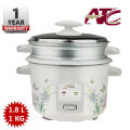 Automatic Electric Rice Cooker 1.8 Liters (1 KG). 