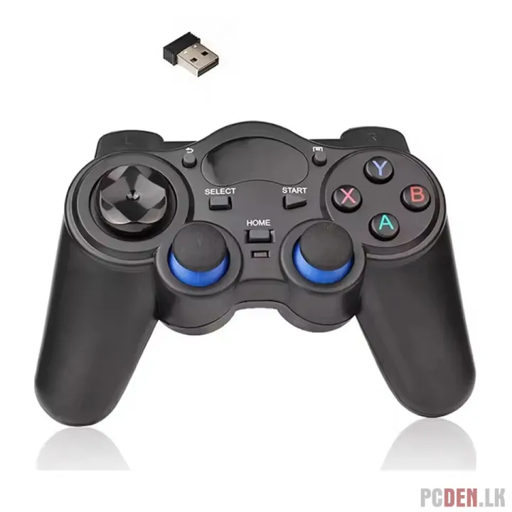 2.4G Wireless Smart Game Controller Gamepad Joystick With USB Receiver ...