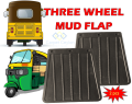 Three wheeler Mud Flap rubber set of carpet. 