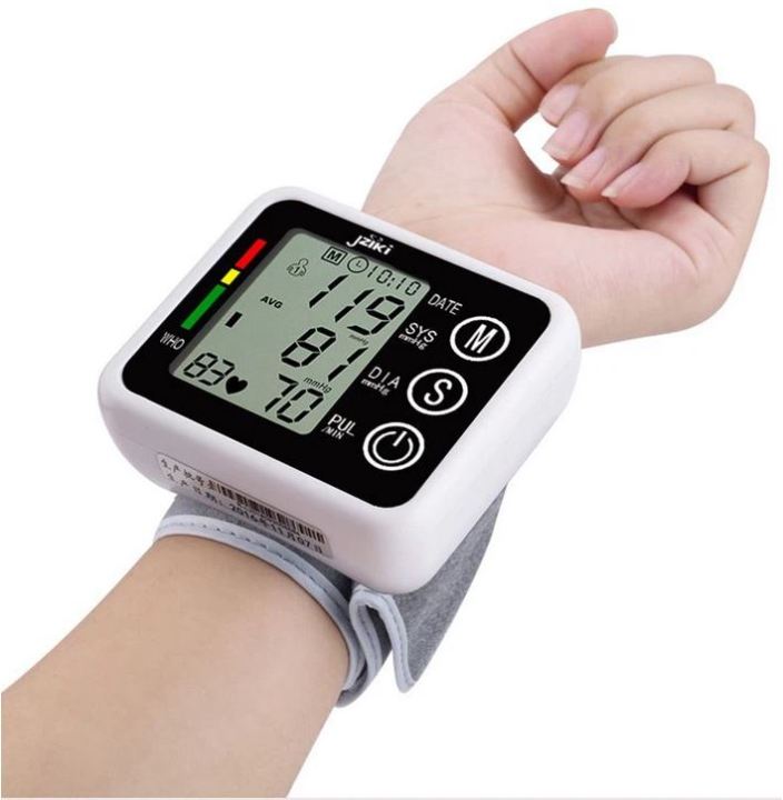 JZIKI Wrist Blood Pressure Monitor with voice Daraz.lk