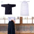 Japanese Kendo Uniform Set Kendo Outfit Men Women Japanese Kimono 160cm Blue and White. 