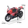 model bike 1/12 BMW S1000RR Motorcycle Toy 1:12 RMZ City Diecast Metal Racing Model Super Sport Miniature Collection Gift For Boy ChildrenParty Tableware. 