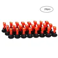 KOGEEK 24pcs Tile Leveler Spacer with Level Ceramic Tile Leveler Reusable Tile Leveling Tile Mini Leveling System Level Wedges Alignment Tile Spacers Leveler with Replaceable Steel Needles. 
