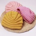 【hot】 Knitted Winter Baby Hat For Girls Candy Color Bonnet Enfant Baby Beanie Turban Hats Newborn Baby Cap For Boys Accessories. 