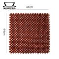 Breathable Car Seat Cushion for Improved Blood Circulation Premium Wood Bead Car Seat Cushion Stay Cool Relieve Pain Improve Circulation Auto Accessories for Comfort Cool Cushion Seat Cover for Car. 