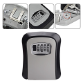 Wall Mounted Key Lock Box Digital Password Lock Office Key Safe. 