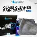 Glass Cleaner Rain Drop. 