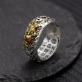 Feng Shui Adjustable Ring Buddhist Mantra Attract Wealth Lucky Open Ring. 