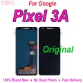 Original AMOLED New 5.6 For Google Pixel 3A LCD Display Touch Screen Digitizer Assembly For Google Pixel 3A LCD no Dead Pixels. 