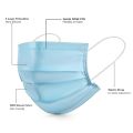 MG Medical Surgical 3ply Face Mask | Fabric Disposable Face Mask with Nose Clip - 50pcs (Imported - China). 