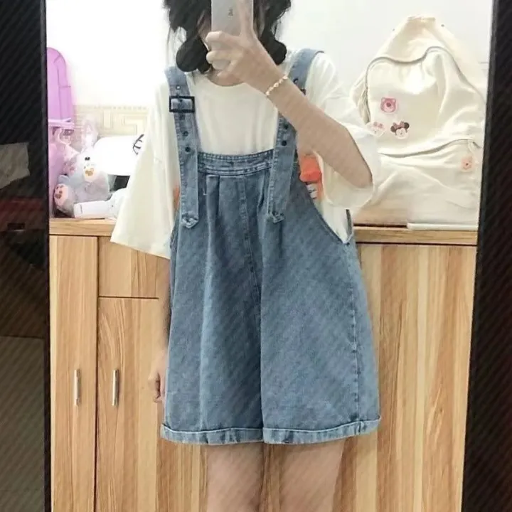 Denim%20Brace%20Shorts%20for%20Women%202024%20New%20Summer%20Slimming%20Slim%20Fit%20Sweet%20Cool%20Design%20Sense%20Youthful-Looking%20Loose%20Wide-Leg%20Pants%20-%20Image%206