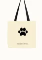 Tote Bag with Black Handle - Eco-Friendly Women’s Bag with Zipper. 