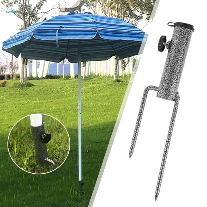 Parasol%20Umbrella%20Base%20Stand%20Outdoor%20Garden%20Metal%20Parasol%20Holder%20w/%202%20Forks%20Pipe%20Diameter%204cm%20-%20Image%205