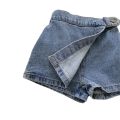 Brief Style Denim Blue Toddler Girls Skirt Shorts Kids Summer Sport Dress Pants Children Elastic Waist Trousers for 2-7 Years. 