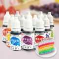 12 Colors 10ml Natural Ink Food Coloring Cake Pastries Cookies DIY Craft Pigment. 