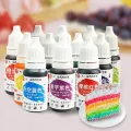 12 Colors 10ml Natural Ink Food Coloring Cake Pastries Cookies DIY Craft Pigment. 