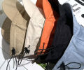 Portable Fisherman Cap Foldable Wide Brim Sun Protection Hats Adjustable Drawstring Caps for Summer. 