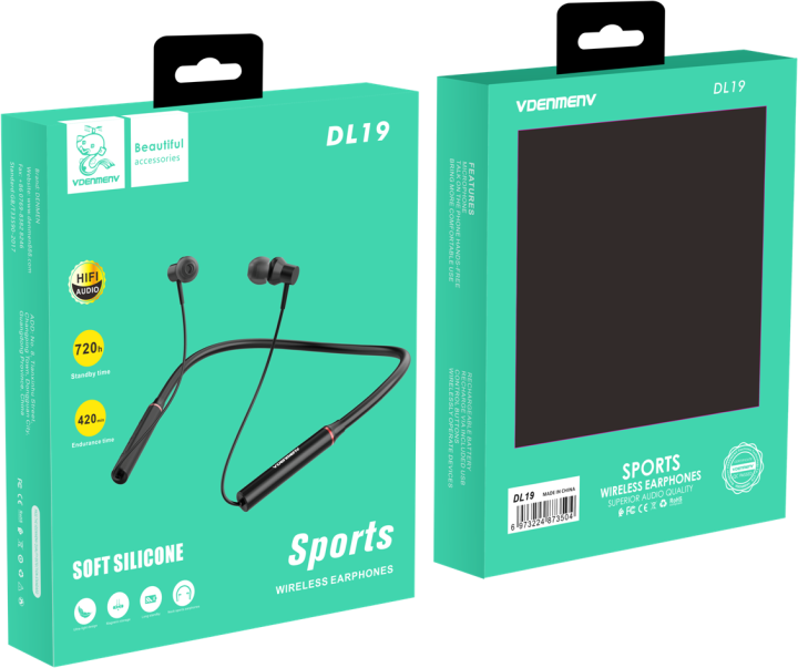Vdenmenv%20Bluetooth%20Headphone%20DL19%20Black%20Wireless%20Headset%20Hifi%20Earphones%20Neckband%20-%20Image%208