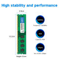 Super 8GB Desktop RAM DDR3 DDR3L 1600MHz 1333MHz PC3-12800U PC3-10600U 4GB DIMM Intel AMD 1.5V 1.35V 2RX8 Non-ECC Memory - Green. 