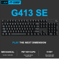 Logitech G413 / G413 SE / G413 TKL SE Carbon Mechanical Backlit Gaming Keyboard ( 920-010439 / 920-010448 / 920-008313 ). 