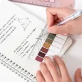 RHS Online 200 Sheets 10 Colors Morandi Combination PET Sticky Notes Set Memo Pad Lable Sticker Bookmarks Notepad Sticky Index. 