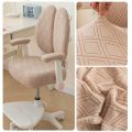 Full Coverage Waterproof Rotating Chair Cover Anti-dirty Stretch Elastic Seat Protector Thickened Double Back Children's Chair Cover Children Study Chair. 