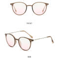 Prescription Light Blush Glasses Trendy Blush Tinted Super Light Anti-blue Light Glasses Fashionable Anti-glare Makeup-free Glasses for Daily Wear Office Use Screen  Gaming Students. 