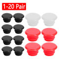 Wenefang 1-20 Pairs Black Red White Mountain Road Bike Bicycle Handlebar Plug Grips Cap Covers Plastic for 22mm Diameter Accessories. 