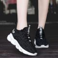 Summer New Sports Shoes Korean Style Hollow Breathable Mesh Harajuku Style for Children and StudentsinsPortable All-Match Running Shoes. 