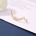 1Pcs Left Ear New Fashion Gold Silver Color Star Shape Long Earcuffs Bohemian Crystal Clip Pins Long Ear Wrap Cuffs For Women Fashion Jewelry, Gifts. 
