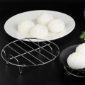 Stainless Steel Steamer Steaming Rack Pot Pan Cooling Stand Kitchen Drying Tray High Leg Anti Scalding Food Steam Basket Tools. 