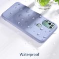 Biruiqu For Infinix Hot 10 Play Case Liquid Silicone Soft Gel Rubber Shockproof Cover. 
