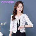 Women Lace Cardigan Boho Floral Embroidered Lace-up Shawl Jacket for Women Stylish Sun Protection Coat with Hollow Out Design Perfect for Fall Spring Seasons Women Lace Jackets. 