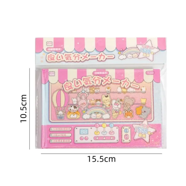 72Pcs%20Korean%20Style%20Cute%20Cartoon%20Patterns%20Sticker%20Book%20DIY%20Craft%20Handmade%20Scrapbook%20Stickers%20Sweet%20Various%20Styles%20Notebook%20Journal%20Decor%20Collage%20-%20Image%206