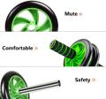 ABS Abdominal Roller Exercise Wheel Fitness Equipment Mute Roller For Arms Back Belly Core Trainer Body Shape Training Supplies. 
