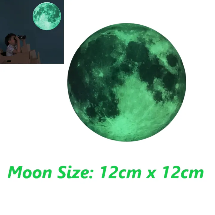 12/20/30cm%20Luminous%20Moon%203D%20Wall%20Sticker%20for%20kids%20room%20decoration%20home%20decals%20Glow%20in%20the%20dark%20Wall%20Stickers%20-%20Image%203