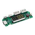 LED Dual USB 5V 2.4A Micro/Type-C USB Mobile Power Bank Charging Module Lithium Battery Charger Board Circuit Protection. 