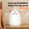 Humidifier Cute Pet 250ml Smart Appliances Diffuser Scent Machine Ultrasonic Cool Mist Mini Personal Humidifier. 